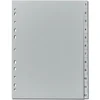 Image de Herlitz 10841252 Intercalaires perforés 1 12, 23 x 29,7 cm, PP avec touches 1