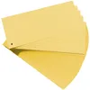 Image de HERLITZ - intercalaires, pour format A4, carton dur RC, jaune perforée, 105 x 240 mm, 190 g/m2 conte