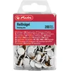 Image de Herlitz 8770158 Punaises rondes métal entouré de plastique 200 pièces boîte à accroche Blanc, Taille unique