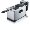 Image de SEVERIN Friteuse 2 000 W, Friteuse électrique en inox d’une capacité de 3 L, Appareil de cuisson pour frites, légumes, viandes, poissons ou beignets, inox, FR 2431