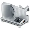 Image de SEVERIN Trancheuse universelle 180 W, Trancheuse électrique pour découpe fine comme épaisse, Trancheuse à jambon, pain, fromage, avec lame en inox, AS 3915, Argenté