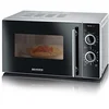 Image de SEVERIN Four Micro-ondes, Gril 900W, 20L, 9 niveaux de puissance, Minuteur 30min, Plateau tournant amovible(Ø24,5cm),Inox, MW 7875