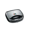 Image de SEVERIN Appareil à croque-monsieur 600 W, Toaster à croque-monsieur pour des sandwichs toujours délicieux, Appareil de cuisson préparant 2 croque-monsieur à la fois, noir, SA 2969