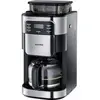 Image de Severin KA 4810 Cafetière acier inoxydable (brossé), noir Nombre de tasse=10 avec broyeur, minuteur
