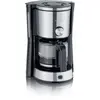 Image de SEVERIN Cafetière Filtre avec réglage de l'arôme, 1 000 W, 1,4L, Jusqu'à 10 tasses, Porte-filtre amovible, Système anti-goutte, Inox / Noir, KA 4825
