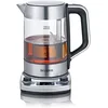 Image de SEVERIN Bouilloire Eau & Thé en Verre Programmable, 1,7L, 3 000W, Levée Automatique du Filtre, Minuterie, Affichage LED, WK 3422