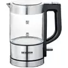 Image de Severin 3472 Bouilloire sans fil, protection contre la surchauffe acier inoxydable (brossé), noir Contenance: 0.5 l