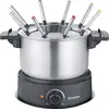 Image de Severin 2470 Appareil à fondue 1500 W 8 fourchettes à fondue acier inoxydable (brossé), noir