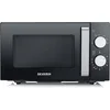 Image de SEVERIN Four Micro-ondes, 20 L, Avec Fond Plat en Céramique, jusqu’à 800 W, 6 niveaux de puissance, Noir, MW7761