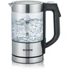 Image de SEVERIN Bouilloire en verre 100% sans BPA, 1 100 W, Petite bouilloire réglable par palier de 5°C, Capacité : 0,5 L, Fonction Maintien au chaud, Bouilloire électrique compacte, verre/inox, WK 3458