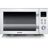 Image de SEVERIN Four à micro-ondes 25 L, 2 050 W, Four micro-onde gril et chaleur tournante pulsée, Micro-onde 10 niveaux de puissance, Fond plat en céramique, Inox, MW 7777