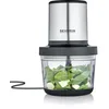 Image de SEVERIN Hachoir électrique 400 W multifonction d'une capacité d'1 Litre, garanti sans BPA, Hachoir à viande, oignons, herbes, fromage, etc., Broyeur universel, noir mat/inox, KM 3867