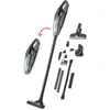 Image de SEVERIN Aspirateur à main convertible Aspirateur balai sans fil avec éclairage LED, Autonomie de 50 min, Aspirateur sans fil avec brosse rotative, Fonction eau et poussières, HV 7147