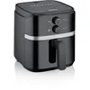 Image de SEVERIN Friteuse à air chaud 1 500 W, Friteuse sans huile avec technologie à air chaud, Temps de cuisson et Température réglable, Friteuse sans matière grasse pour légume ou viande, Noir, FR 2452