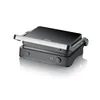 Image de SEVERIN SEVINI LITE Multi-gril viande,Gril avec fonction plancha,Gril électrique pour légumes, steaks et paninis, Gril viande, Plaques avec revêtement céramique, 1 800 W, Noir/Inox, KG 2398