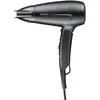 Image de Severin Seche cheveux de voyage, Sèche cheveux avec poignée pliable et concentrateur amovible, double intensité : 110/220 V, sèche-cheveux compact 1 600 W, Noir, HT 0159