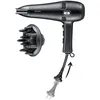 Image de Severin Seche cheveux avec câble rétractable automatique, Sèche cheveux avec diffuseur et concentrateur amovibles, sèche-cheveux puissant 2 100 W, Noir, HT 0165