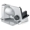 Image de SEVERIN Trancheuse universelle 150 W, Trancheuse électrique pour découpe fine comme épaisse, Trancheuse à jambon, fromage, avec lame en inox, Gris/Inox, AS 3917