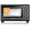 Image de SEVERIN Four posable 20 L, avec grille et plaque de cuisson incluses,1 600 W, thermostat jusqu'à 230 °C, design simple et élégant, Mini-four électrique avec minuteur 120 min, Noir, TO 2078