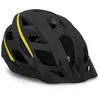 Image de Fischer Urban Montis Casque de vélo de Montagne pour Adulte Taille S/M 52-59 cm Noir/Jaune avec système d'anneau intérieur éclairé