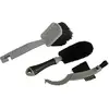 Image de FISCHER Lot de 3 brosses grises unies