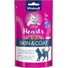 Image de VITAKRAFT- Vita Hearts, Peau Et Pelage, Snack Moelleux pour Chat, pour La Beauté du Poil, Au Saumon (1X 40G)