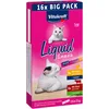 Image de VITAKRAFT- Liquid Snack, Friandise Crémeuse Pour Chats, Au Boeuf Et Au Poulet, En Sachets Individuels, Format Économique (16 X 15G)