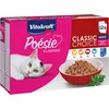 Image de Vitakraft Poésie Classique, nourriture humide pour chats, en sauce, avec du poulet, de la dinde, du boeuf, du saumon, sans ajout de sucre ni de céréales (1 paquet de 12x85g)