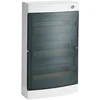 Image de REV Ritter 0515533555 Coffret de distribution 3 rangées à monter en saillie Blanc/porte transparente