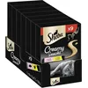 Image de Sheba Creamy Snacks - Friandise crémeuse pour Chat au Poulet et au Saumon - Bâtonnets Pratiques à lécher à la Main - 7 x 9 x 12 g