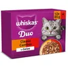 Image de WHISKAS Duo de sachets de Nourriture Humide, Classic Combo en gelée, 12 x 85 g