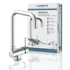 Image de SCHÜTTE 24550 Robinet de Cuisine Window - Mitigeur Monocommandé Sous Fenêtre, Rabattable 360° Pivotant, Chromé