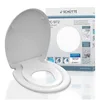 Image de SCHÜTTE - Family White - 82940 - Abattant WC en Duroplast avec système d'abaissement automatique et fonction détachable, compatible avec la majorité des cuvettes WC