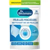 Image de Dr. Beckmann - Nettoyant WC En Feuilles Magiques - Produit Toilette Puissant Contre La Saleté et Le Calcaire - Désodorisant WC Qui Élimine les Mauvaises Odeurs - Fraicheur Brise Marine x 20 Feuilles