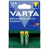 Image de Varta RECH.AC.PowerAAA1000mAh BLI2 Pile rechargeable LR3 (AAA) NiMH 1000 mAh 1.2 V 2 pc(s)