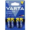 Image de Varta LONGLIFE Power AA Bli 4 Pile LR6 (AA) alcaline(s) 2.96 Ah 1.5 V 4 pc(s)