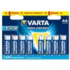 Image de Varta 8 piles LR6 AA High Energy