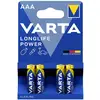 Image de Varta LONGLIFE Power AAA Bli 4 Pile LR3 (AAA) alcaline(s) 1.26 Ah 1.5 V 4 pc(s)