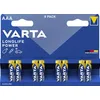 Image de VARTA Piles AAA, lot de 8, Longlife Power, Alcalines, 1,5V, adaptées aux jouets, souris sans fil, lampes de poche, Made in Germany