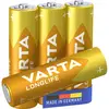 Image de Varta Longlife Pile LR6 (AA) alcaline(s) 2800 mAh 1.5 V 4 pc(s)