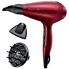 Image de Remington Sèche-cheveux Professionnel [Douceur & Brillance] Silk (2400W, Turbo 140 km/h, Ionique, Revêtement Céramique enrichi à la protéine de soie, Moteur AC performant, Accessoires) AC9096