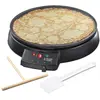 Image de Russell Hobbs Crêpière électrique [Ø30cm - Familiale] Fiesta (plaque antiadhésive, spatule et répartiteur incl., idéal pour pancakes, galettes, burritos & taccos, thermostat réglable, 1000W) 20920-56