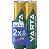 Image de VARTA Piles rechargeables AAA, lot de 2, Recharge Accu Phone, 800 mAh Ni-MH, prêtes à l'emploi, adaptées aux téléphones sans fil