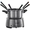 Image de Russell Hobbs Appareil à fondue électrique [Température constante] Fiesta (Fondue au fromage, au chocolat/à l'huile/bouillon, 6 Personnes, Caquelon en inox 2L lavable lave-vaisselle, 1200W) 22560-56