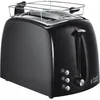 Image de Russell Hobbs Toaster Grille-Pain Fentes Larges - Noir 22601-56 Texture & Bouilloire 1,7L, Ebullition Rapide, Ouverture Facile - 23912-70 Adventure