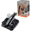 Image de Remington Tondeuse Barbe [Multifonction 10 accessoires] GroomKit (Polyvalent: Poils du visage, 4 têtes interchangeables, Lames Titanium lavables, Sans fil, Socle de rangement) Tondeuse PG6130