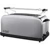 Image de Russell Hobbs Grille Pain [2 Fentes longues 4 Toasts/ 2 Tranches baguette] Adventure Acier Inox (Fentes larges, 6 Niveaux de Brunissage rapide, Surélévation, Décongèle & Réchauffe) 23610-56