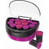 Image de Remington Bigoudis Cheveux [2 styles de Boucles Naturelles & Rebondies] Jumbo Rollers (Coffret 12 rouleaux: 4x35mm & 8x40mm, Céramique Ionique, Revêtement Velour) Bigoudis chauffants H5670