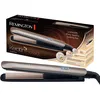 Image de Remington Lisseur Cheveux [Soin Kératine & Huile d'amande] Protect (Soin des cheveux, Céramique, Ecran LCD, 10 réglages de Température 150-230°C, Voltage universel,pochette) Fer à lisser S8540