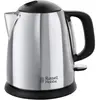 Image de Russell Hobbs Bouilloire Electrique [Compacte] Victory (1 L, 2400W, Design Acier Brillant, Ebullition Rapide, Niveau d'eau Visible, Marqueurs 1/2/3 tasses, Filtre Anticalcaire amovible) 24990-70